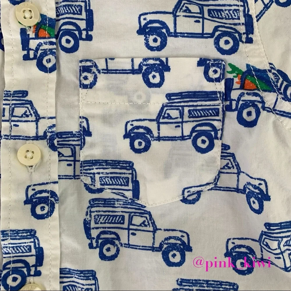 Baby Gap Toddler Printed Button Down Shirt